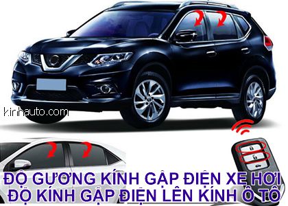Gập gương lên kính xe hơi ô tô