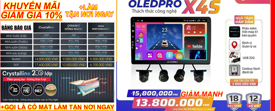 báo giá cach nhiet xe hoi | cách nhiệt xe hơi giá rẻ